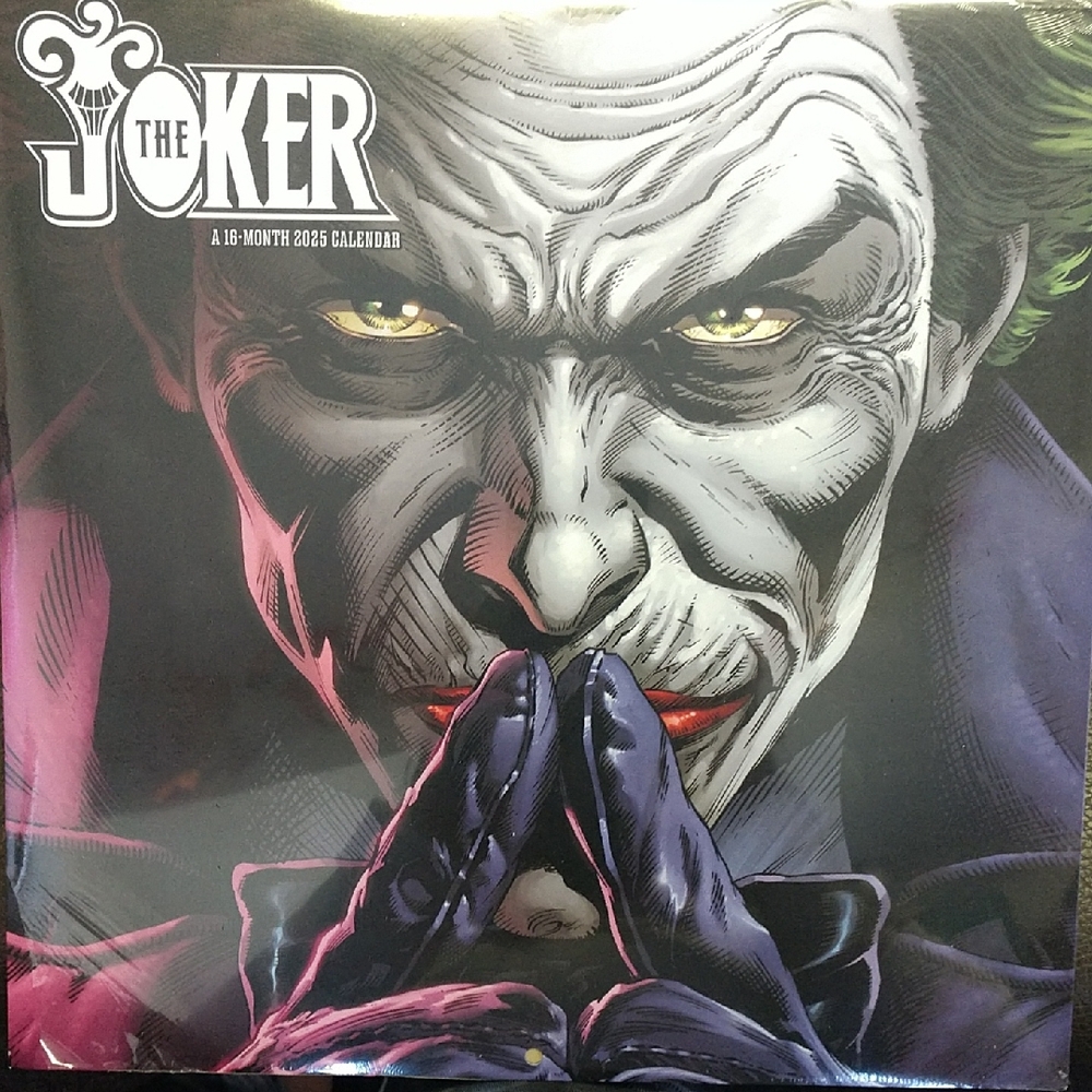 The Joker 2025 Calendar - Black and Purple